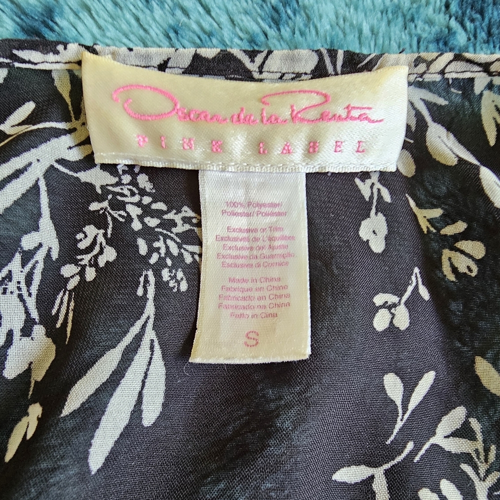 Oscar de la Renta pink label top, size S - Picture 9 of 10
